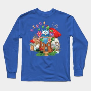 In Stock Crazy bird for kids Best mushroom house for Youth Short Sleeve Long Sleeve T-Shirt